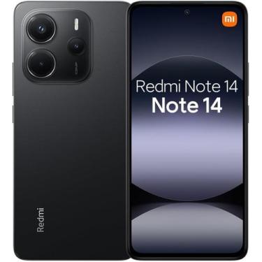 Imagem de Smartphone Redmi 4G Midnight Black Preto 8GB RAM 256GB ROM Note 14 - X