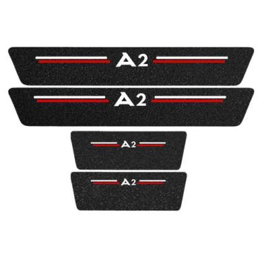 Imagem de Kit Soleira Protetora Porta Premium Red PVC - A2 - Jhow Adesivos