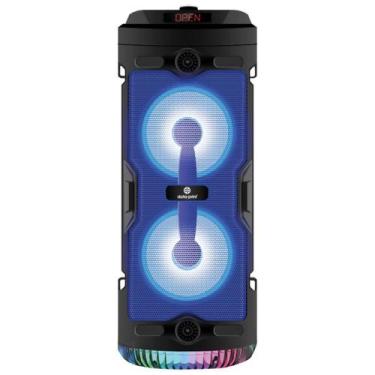 Imagem de Caixa de Som Bluetooth Torre Recarregável Amplificada com LED RGB Ultr