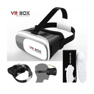 Imagem de Oculos 3D Controle Bluetooth Realidade Virtual Vr Box - Vr-box