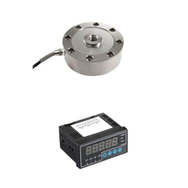 Imagem de PLPFUDVDZZ Sensor de célula de carga de raio com visor indicador sensor de tensão e compressão Sensor de pesagem 50KG 100KG 200KG 300KG 500KG 1T 2T (300KG)