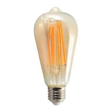 Imagem de Lâmpada de Filamento LED 6W ST64 E27 Âmbar Dairu
