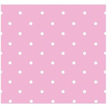 Imagem de Papel De Parede Treboli Poá Rosa 5651 - Rolo 10m X 0,53m