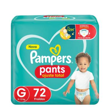 Imagem de Fralda Pampers Pants Ajuste Total G 72 unidades