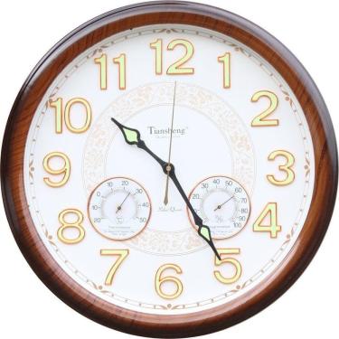 Imagem de Relógio De Parede Decorativo Tiansheng® 46cm Branco