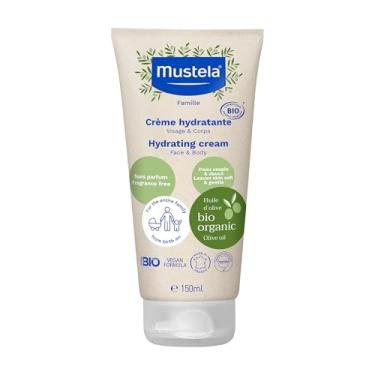 Imagem de Mustela Creme Hidratante Corporal Bio 150Ml - Hidrata A Pele Do Rosto E Corpo - Sem Fragrância Vegano Com 99% De Ingredientes De Origem Natural