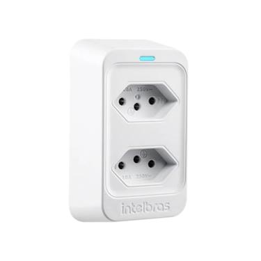 Imagem de DPS Filtro de Linha Com 2 Tomadas Dispositivo Protetor Elétrico Eps302 Branco Bilvolt 110/220 3 Pinos 10 A I Dispositivo de Proteção contra Raio Surto Elétrico Curto Circuito I Benjamim Adaptador