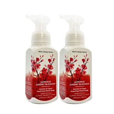 Imagem de Bath & Body Works Sabonete Líquido Espumante Para As Mãos, Suave E Limpo, 8,75 Fl. Oz. (Flor De Cerejeira Japonesa, Pacote Com 2)