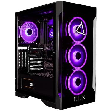Imagem de CLX - SET Gaming Desktop - Intel Core i7 13700KF - 32GB de memória DDR5 5600 - GeForce RTX 4060 - 1TB NVMe M.2 SSD + 4TB HDD - Preto-TGMSETRTA3703BM