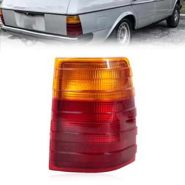 Imagem de JESYMBX Luz traseira sem lâmpadas para Mercedes Benz W123 1976-1984 Freio de parada traseira da lâmpada de seta carcaça direita