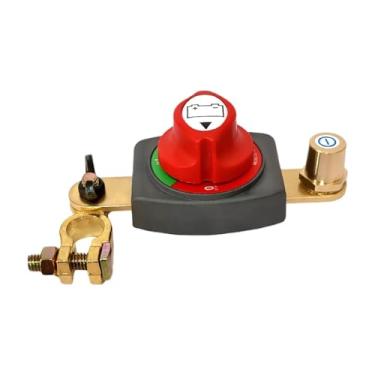 Imagem de Mqetly Interruptor de Desconexão de Bateria Liga/desliga, Profissional, à Prova D'água, Interruptor Mestre de Corte de Energia de Bateria para Tratores E, Negativo 15 a 17mm