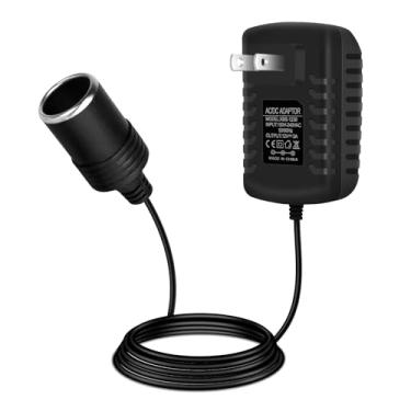 Imagem de inShareplus Conversor de 12V 3A 36W CA para DC, adaptador de isqueiro de 12 volts, adaptador de isqueiro de carro de 110 V para 12 V para adaptador de tomada de parede, fonte de alimentação de 12 V