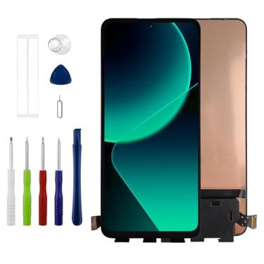 Imagem de Tela AMOLED compatível com Xiaomi 13T 2306EPN60G / 13T Pro 23078PND5G 16.9 cm Display LCD Touchscreen Digitalizador Montagem com Kit de Ferramentas de Reparo, Função de Impressão Digital