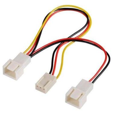 Imagem de Cabo Molex Akasa Ak-fy320 Para Cooler Em Y Para 2 Coolers, 3 Pinos