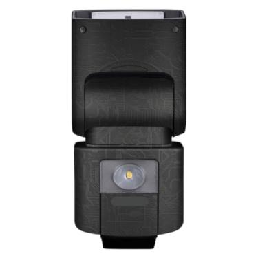 Imagem de HVL-F45RM Película antirarranhões Flash Vinil Wrap Adesivo protetor para Sony HVL-F45RM Acessórios de fotografia (Circuit Black)