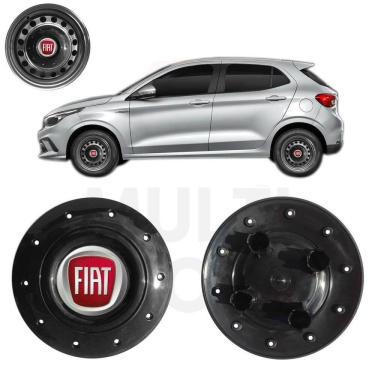 Imagem de 1X Calota Centro Roda Ferro Aro 14 Fiat Argo 2018 A 2022