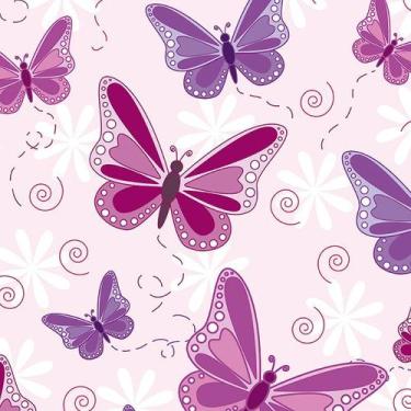 Imagem de Papel de Parede Adesivo Casual Borboletas - 167 - Multimpressão