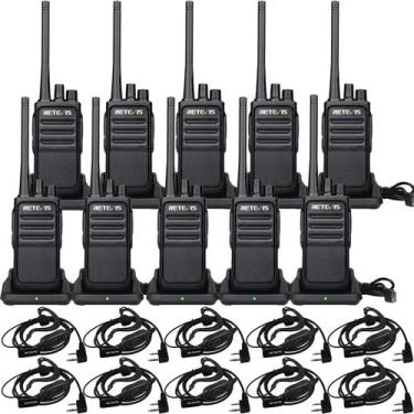 Imagem de Walkie Talkies Retevis RT17 recarregável de longo alcance (pacote com 
