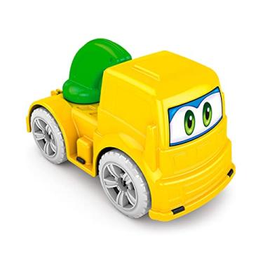 Imagem de GGB Plast Carrinho de Brinquedo Mini Frota Guincho Amarelo e Branco