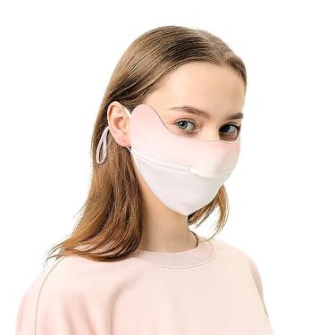 Imagem de Máscara de inverno, nariz aberto, respirável, balaclava, proteção externa, capa facial reutilizável e quente para esqui, corrida, WLF4T454, pêssego