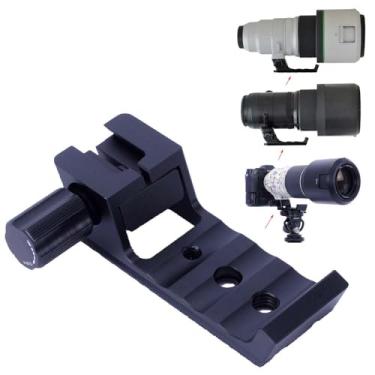 Imagem de iShoot Anel de suporte de tripé com base para lente compatível com Fuji XF 150-600 mm F5.6-8 R LM OIS WR, XF 500 mm F5.6 R LM OIS WR & GF 500 mm F5.6 R LM OIS WR, Arca-Swiss Fit Placa de liberação