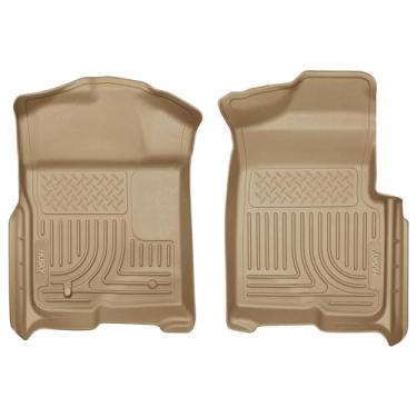 Imagem de Husky Liners - 18333 serve para Ford F-150 SuperCrew/SuperCab/Standard Weatherbeater tapetes dianteiros