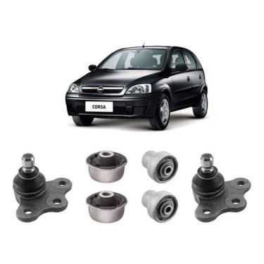 Imagem de Kit Pivô + Bucha Balança Leque Dianteira Corsa 2008 2009 10