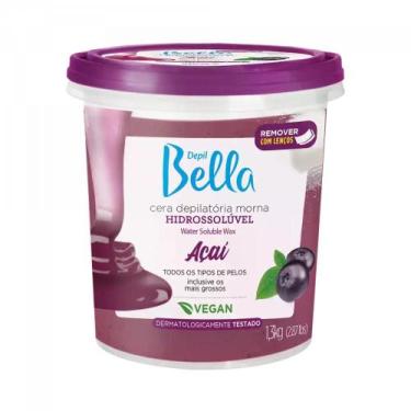 Imagem de Cera Depil Bella Hidrossolúvel Açaí 1300g