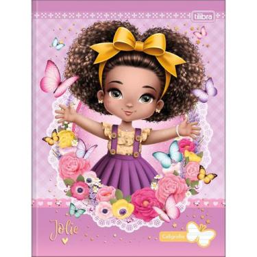 Imagem de Caderno (Caligrafia) Brochura Costurado Jolie 40 Folhas Capa Dura 187 