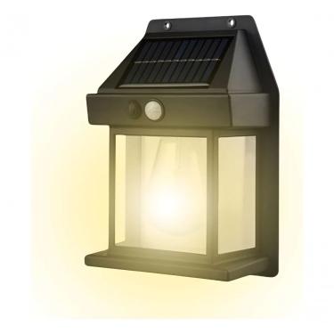 Imagem de Kit 10 Arandela Retrô Luminária Solar Externa Potente Vintag