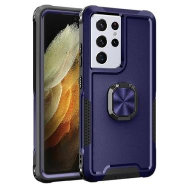 Imagem de Capa com suporte de anel para samsung galaxy, s23, s22 ultra, s20 plus, note 20, a13, a32, s10, armadura, silicone rígido, capa traseira, t2, para samsung s23ultra