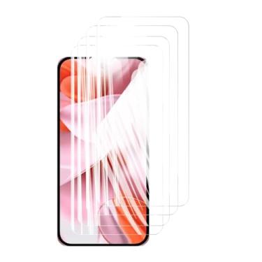 Imagem de Protetor de tela 4 peças para Google Pixel 9 Pixel9, vidro temperado cristal 9H alumínio de alta qualidade antirriscos capa amigável impressão digital (HD)