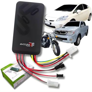 Imagem de Rastreador GPS Veicular com Bloqueador, GSM/GPRS 2G, 12-24V, com Kit Instalação, Botão SOS, Função Escuta Remota, Corte de Ignição