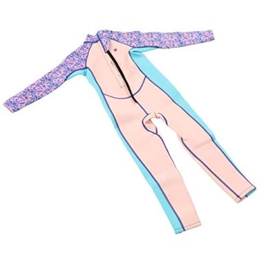 Imagem de Naroote Roupa de Mergulho Infantil de Neoprene, Proteção Solar Quente, Manga Longa de 2,5 Mm para Meninos e Meninas, Roupa de Mergulho Infantil Resistente e Bonita para Crianças Pequenas, Material