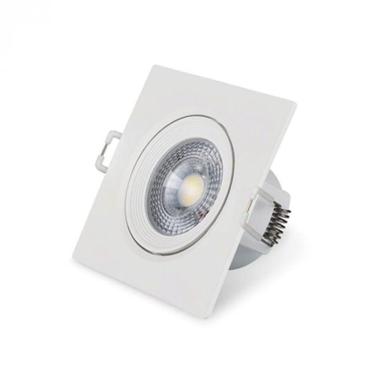 Imagem de Spot Embutir Quadrado 5w Led Branco Branco - Bivolt