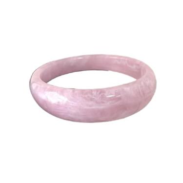 Imagem de DATOA Bracelete geométrico grosso acrílico marmorizado, colorido, irregular, resina acetato, pulseira larga joia para mulheres, adjustable, Acrílico, Sem Pedra Preciosa