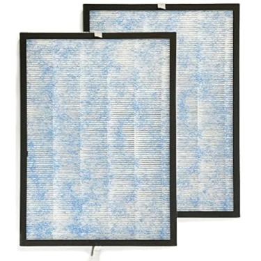 Imagem de Nispira True HEPA com pré-filtro de carbono ativado de substituição compatível com soluções de membrana MSA3 purificador de ar, pacote com 2