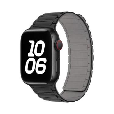Imagem de Pulseira Magnética De Silicone De 49mm 46mm 42mm 40mm 41mm 44mm 45mm P