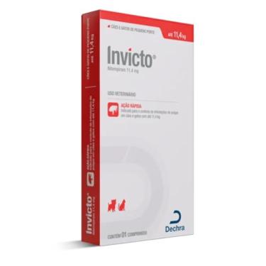 Imagem de Dechra Antipulgas Invicto Cães Até 11 4 Kg - 6 Comprimidos