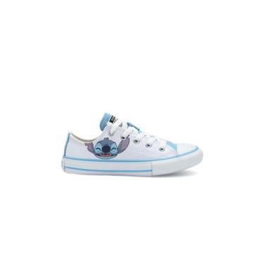 Imagem de Tênis Converse Infantil Disney Stitch Branco, 32