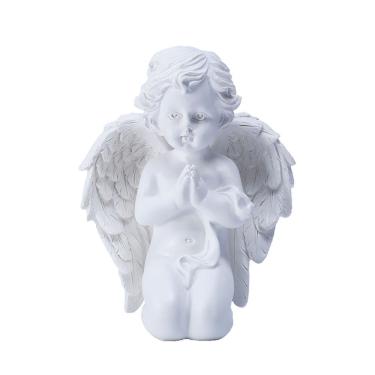 Imagem de Estatueta, escultura, estátua, oração religiosa, resina de anjo