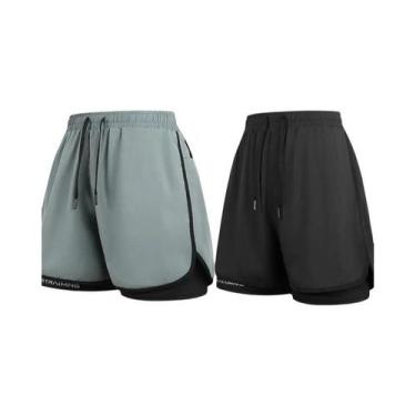 Imagem de Shorts De Basquete Masculinos De Secagem Rápida Em Seda Gelada, Conjun