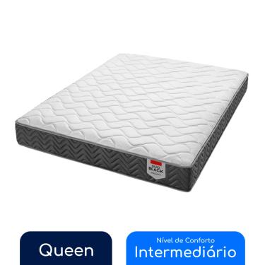 Imagem de Colchão Queen Molas Ensacadas Americanflex Duo Black 158x198x22cm
