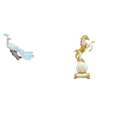 Imagem de Whtkoph Escultura de Cavalo, Figura Decorativa para Jardim, Artesanato, Estátua, Coleção, Mesa, Animal, Peça Central, Lareira, Sala de Estar
