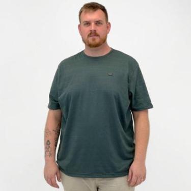 Imagem de Camiseta Biogas Plus Size Texturizada Básica Manga Curta Masculina-Masculino