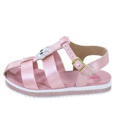 Imagem de Sandalia Molekinha Fechada Frente Aplique Cabedal-Feminino