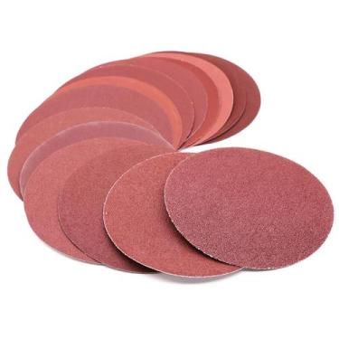 Imagem de 20 X Lixas Disco Grão Liso 5 Polegadas 125mm Lixadeira Politriz KaQi, 