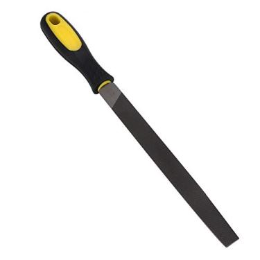 Imagem de Mingzhe 8in Meio Moinho Redondo Arquivo de Aço Rasp Moldar Ferramenta Projetos de Metal Lidar Com Ferro Aço Antiderrapante Projetado Ergonomicamente (Lima meia redonda dente médio 8 polegadas)