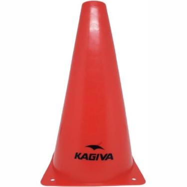 Imagem de Cone Treinamento e Agilidade Kagiva Pvc - Vermelho, Vermelho