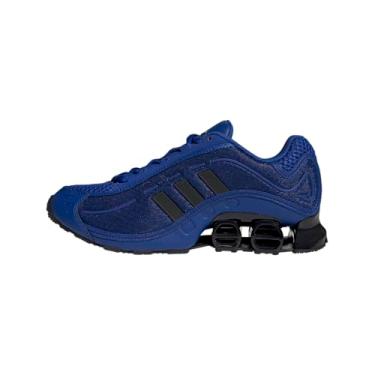 Imagem de adidas Megaride O1 Tênis masculino casual com cadarço, azul, Multi, 9.5 Wide Women/8.5 Wide Men